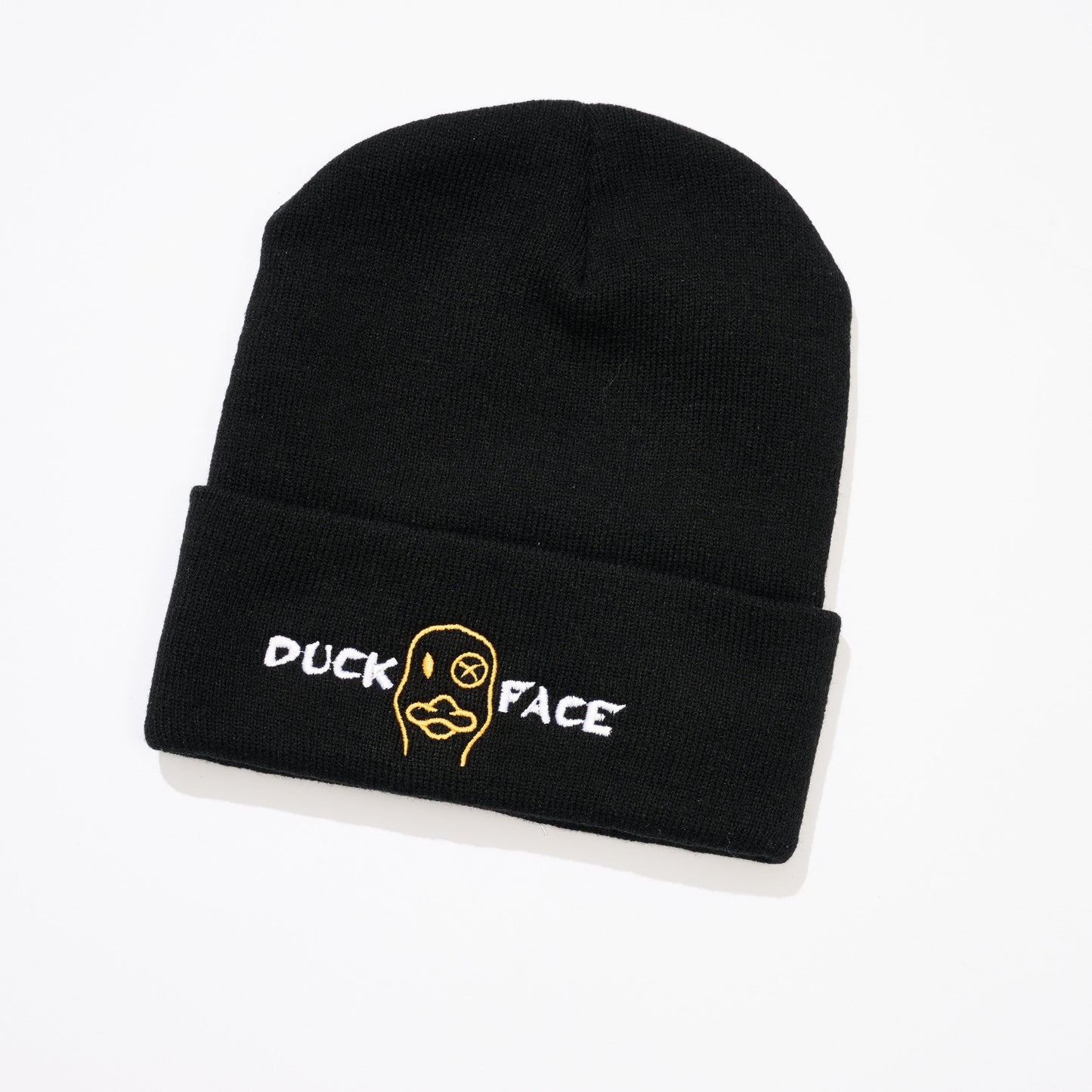 DUCK FACE Embroidered Beanie