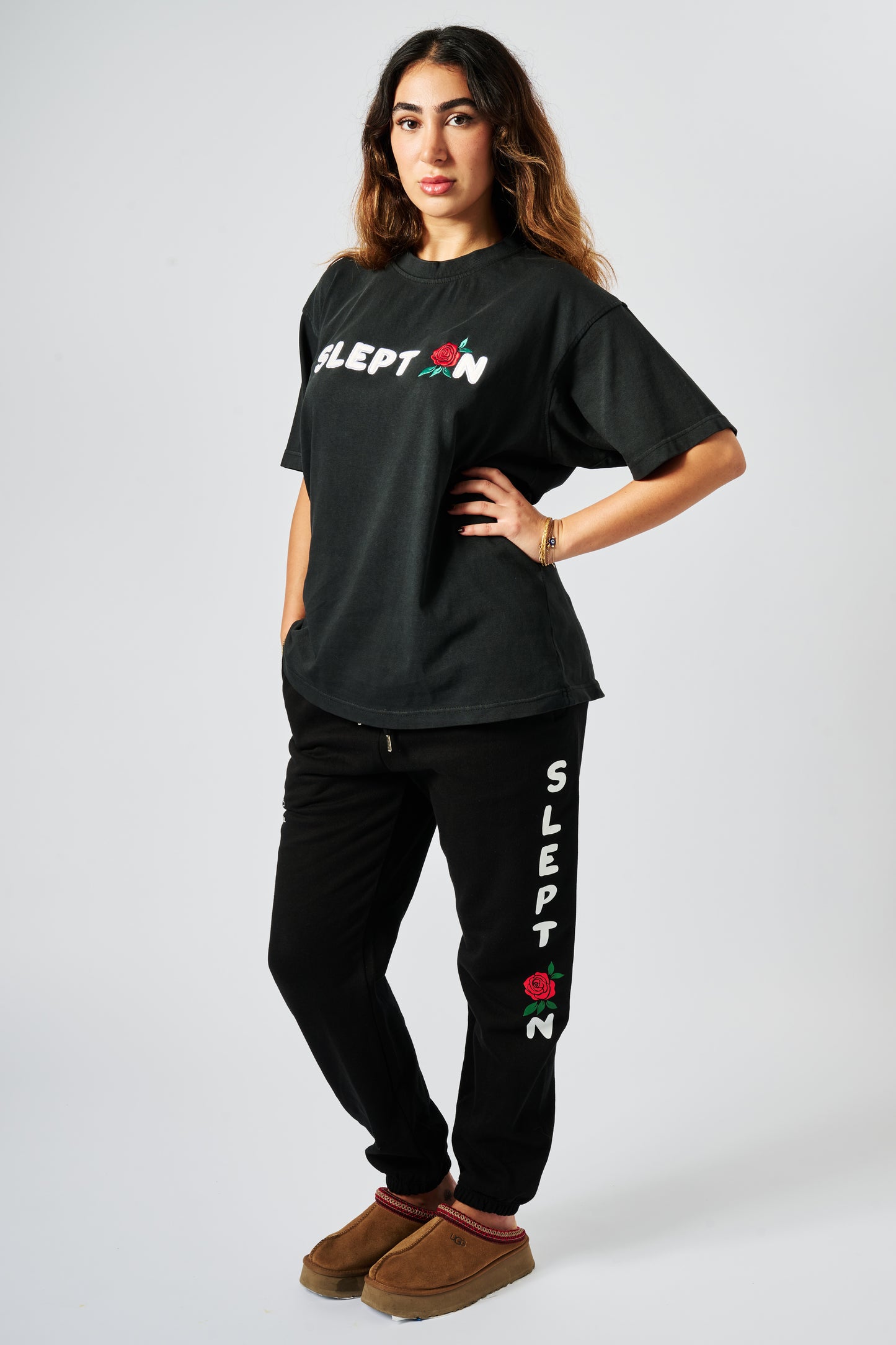 SLEPT ON Embroidered Tee