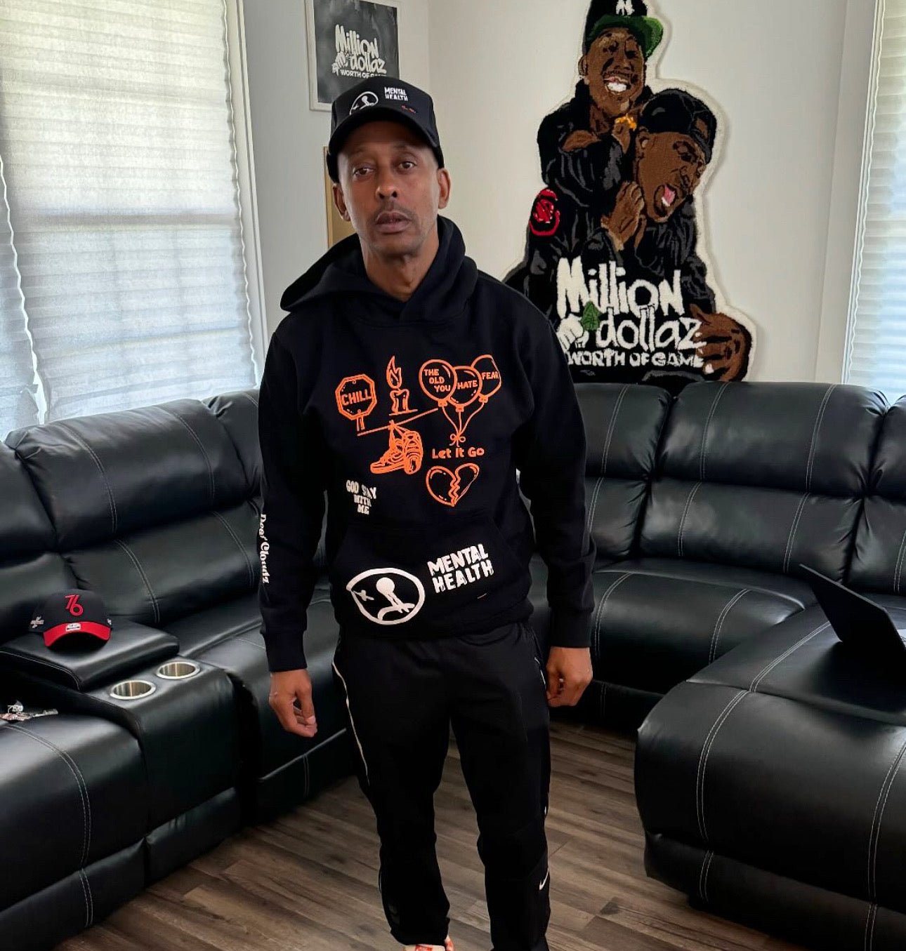 MENTAL HEALTH pullover Hoodie