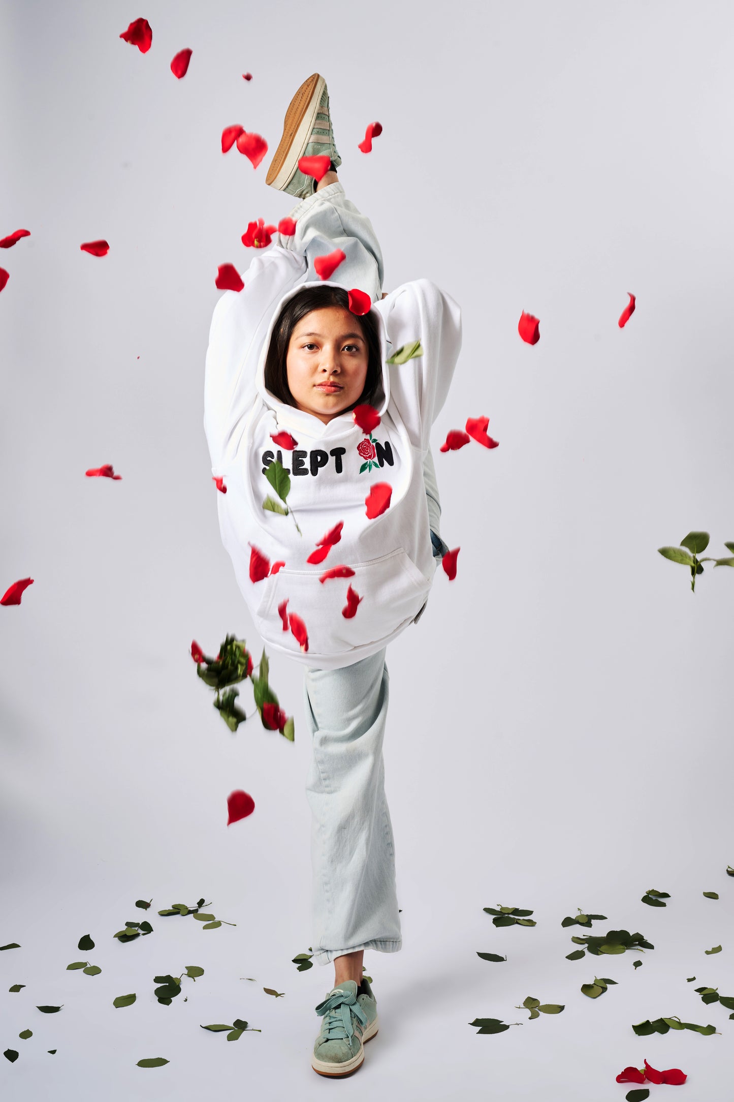 SLEPT ON Embroidered Hoodie