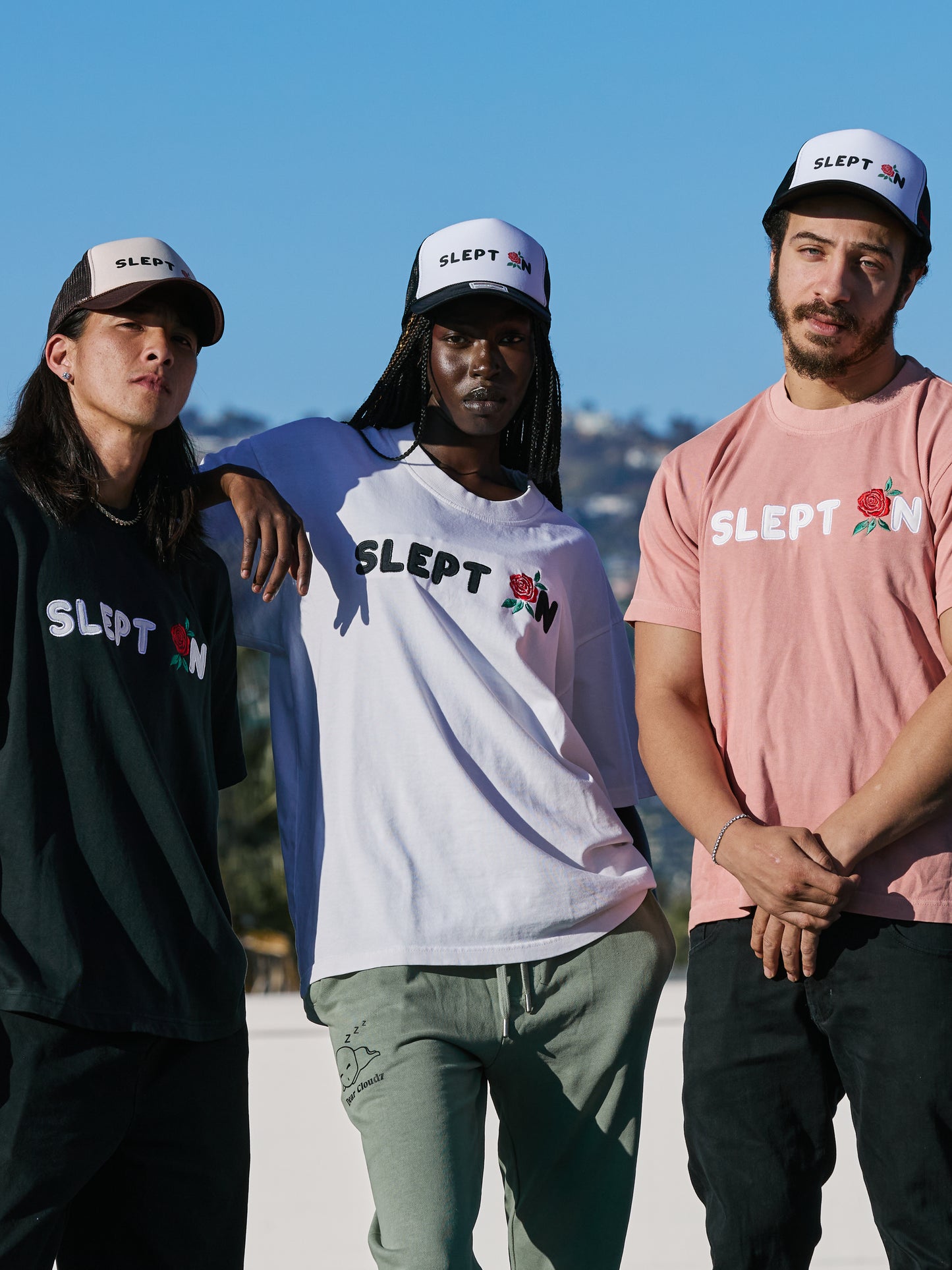 SLEPT ON Embroidered Tee