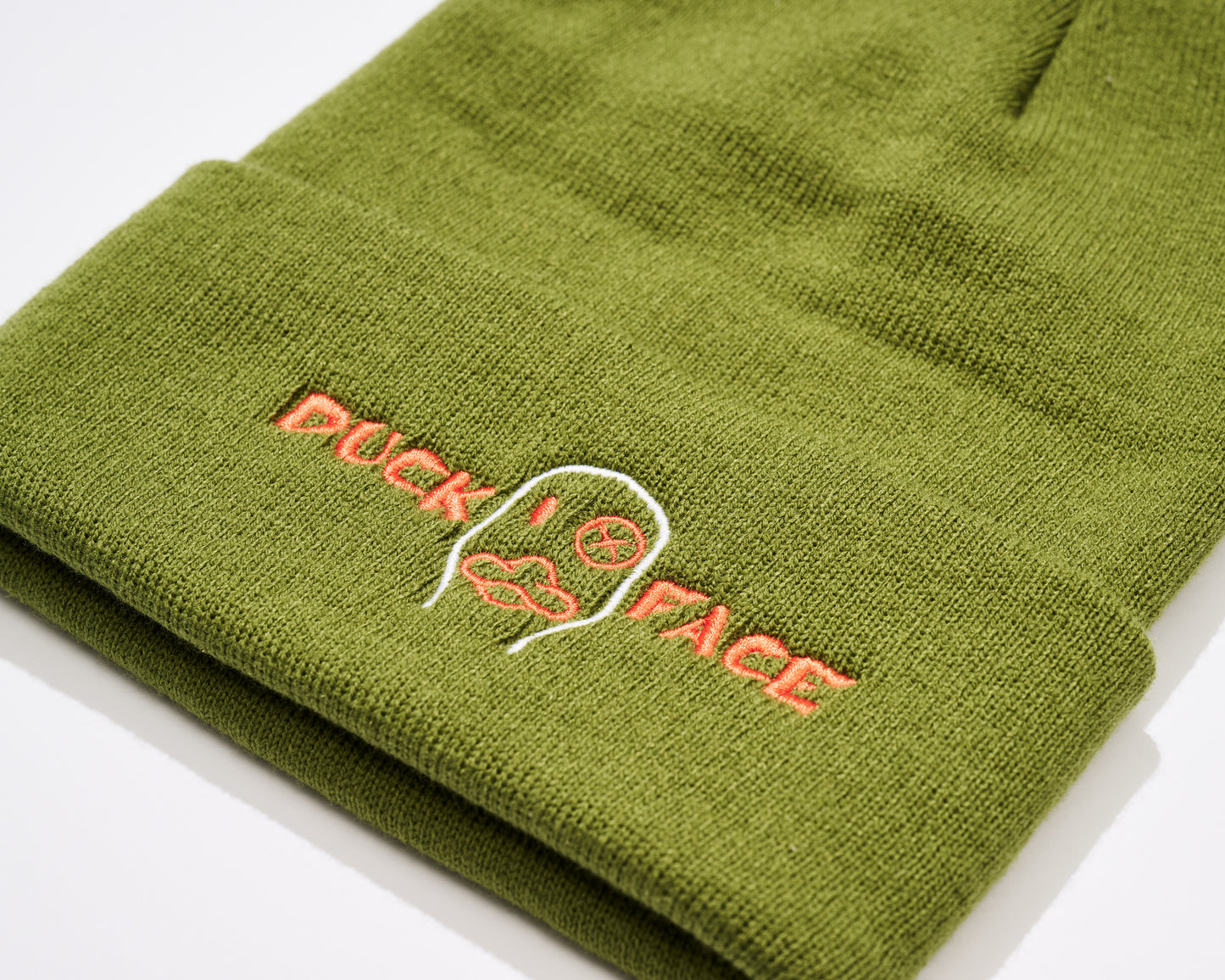 “Duck Face” beanies