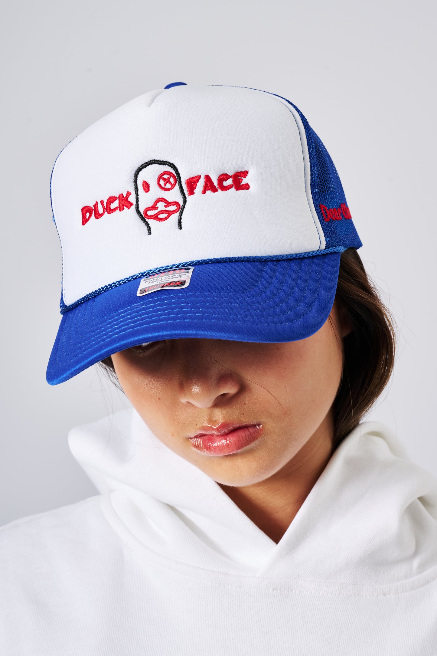 DUCK FACE Embroidered Trucker Hat