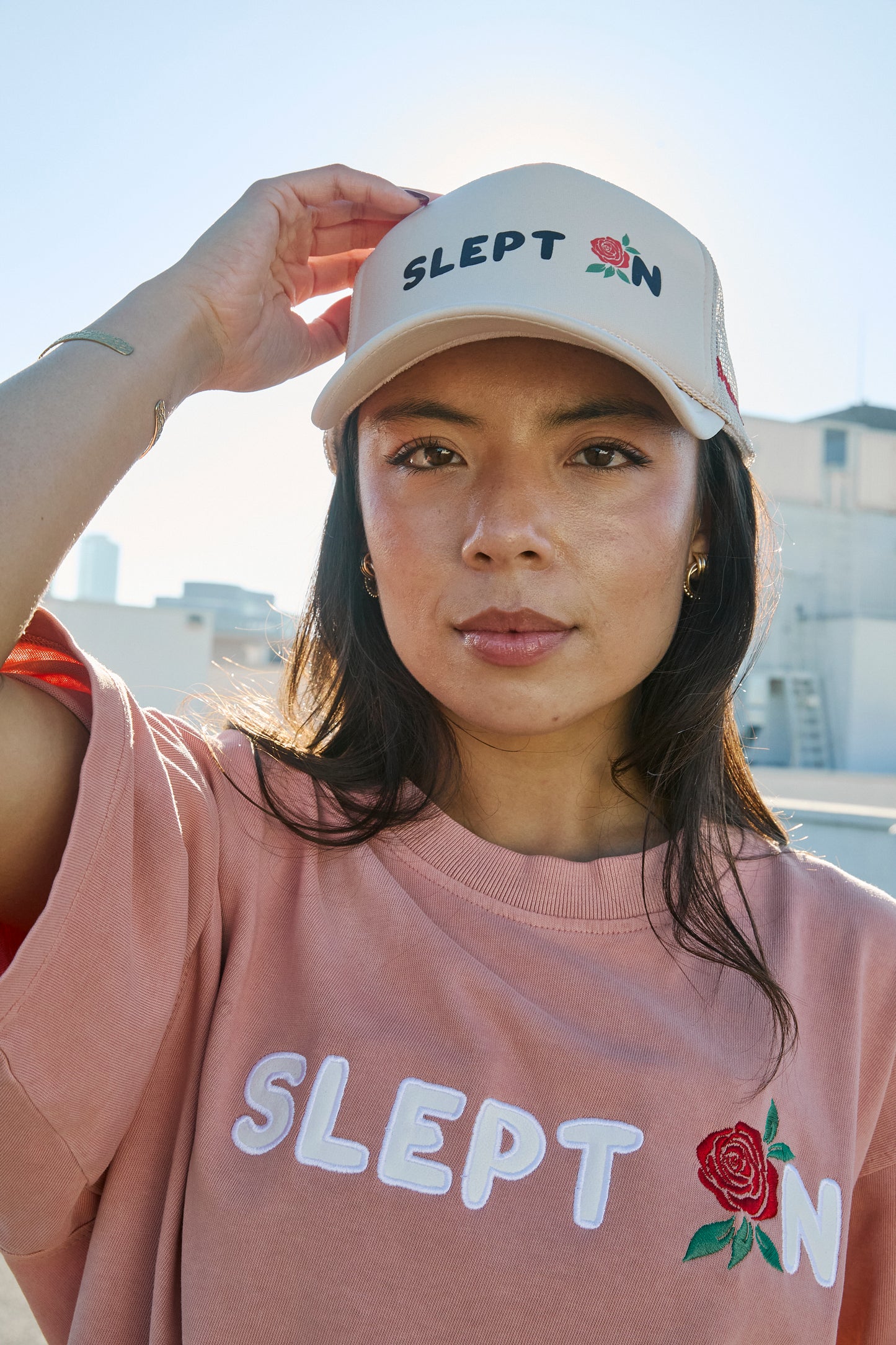 SLEPT ON Embroidered Tee